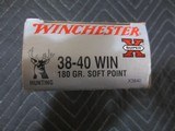 WINCHESTER FULL BOX OF FACTORY LOADED 38-40 - 2 of 3