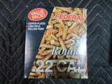 FEDERAL 22 LONG RIFLE AMMO
525 ROUNDS
$125.00 SHIPPED LOWER 48 STATES - 1 of 1