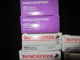 FEDERAL,WINCHESTER, SPEER 40 S&W AMMO IN STOCK - 2 of 5