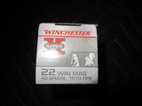 WINCHESTER 22 WIN MAG AMMO - 1 of 2