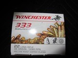 WINCHESTER BRAND 22 L.R. AMMO 333 ROUNDS PER CARTON - 1 of 2