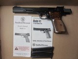 SMITH & WESSON MODEL 41 TARGET PISTOL - 1 of 24