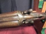 HAMMER DOUBLE BARREL 12GA MARKED BONEHILL LONDON - 3 of 13