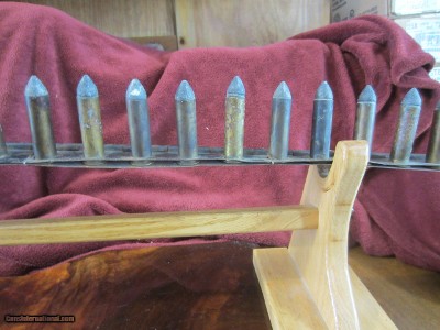 .56 CALIBER BILLINGHURST REQUA BATTERY LOADED IN PIANO-HINGED WITH 24 CARTRIDGES - Image 4 of 10