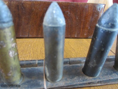 .56 CALIBER BILLINGHURST REQUA BATTERY LOADED IN PIANO-HINGED WITH 24 CARTRIDGES - Image 9 of 10