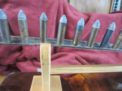 .56 CALIBER BILLINGHURST REQUA BATTERY LOADED IN PIANO-HINGED WITH 24 CARTRIDGES - Image 2 of 10