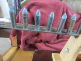 .56 CALIBER BILLINGHURST REQUA BATTERY LOADED IN PIANO-HINGED WITH 24 CARTRIDGES