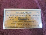45ACP WINCHESTER NOT SEALED - 1 of 1