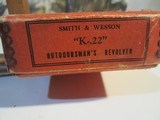 SMITH & WESSON OUTDOORSMAN K22 FIRST MODEL WITH BOX - 12 of 13
