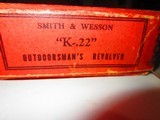 SMITH & WESSON OUTDOORSMAN K22 FIRST MODEL WITH BOX - 6 of 13