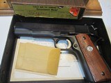 COLT GOVERMENT MODEL MK 1V SERIES 70 45 ACP WITH BOX - 1 of 11
