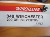 WINCHESTER 348 FACORTY AMMO SILVER TIP - 1 of 2