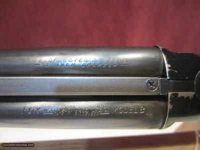 SAVAGE FOX MODEL BSE VENT RIB 20GA BARREL LENGTH 26