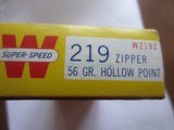 WINCHESTER 219 ZIPPER FACTORY LOADS - 1 of 2