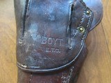 COLT 1911A1 LEATER HOLSTER MARKED BOYT
E.T.C. - 2 of 2