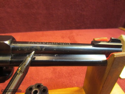RUGER SINGLE SIX 22/22MAG EXTRA CYLINDER PRE 1973 - Image 7 of 13