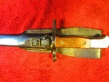 JAP MODEL 30 BAYONET WITH LEATHER FROG AND BLUED BLADE - 2 of 10