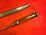 JAP MODEL 30 BAYONET WITH LEATHER FROG AND BLUED BLADE - 9 of 10