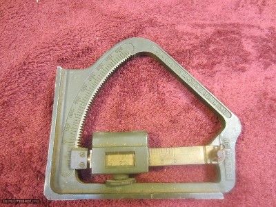 CLINOMETER MACHINE GUN M1917 EXACT LEVEL HIGH BRIDGE N.J. 1943 MARKED - Image 4 of 6