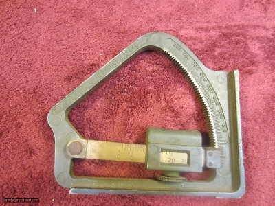 CLINOMETER MACHINE GUN M1917 EXACT LEVEL HIGH BRIDGE N.J. 1943 MARKED - Image 3 of 6
