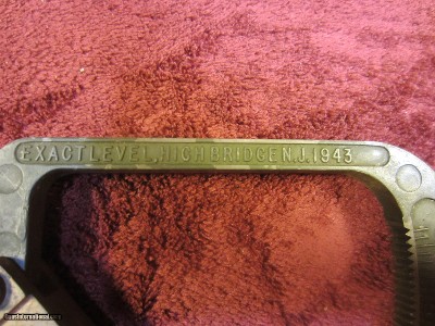 CLINOMETER MACHINE GUN M1917 EXACT LEVEL HIGH BRIDGE N.J. 1943 MARKED - Image 2 of 6