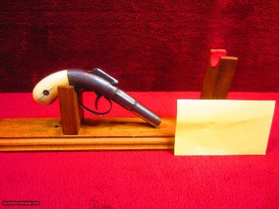 ANTIQUE ALLEN & WHEELOCK PERCUSION
WITH IVORY GRIPS