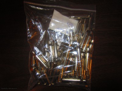 243 Unprimed Nickel Brass 50 Count