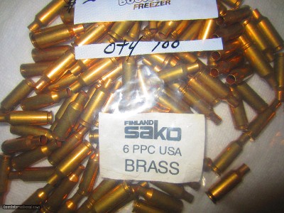 SAKO 6PPC USA UNPRIMED BRASS 100 COUNT - Image 2 of 2