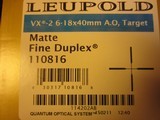 LEUPOLD SCOPE VX-2
6 TO 18
POWER - 2 of 3