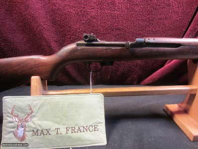 UNDERWOOD M 1 CARBINE
DATES 6 1943