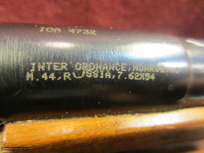 INTER ORDANCE MODEL 44 IMPORT MARKED CALIBER 7.62X54 - Image 12 of 14