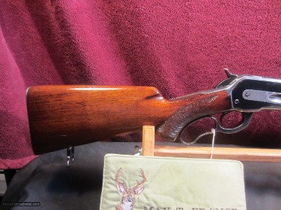 WINCHESTER MODEL 71 DELUXE PRE WAR 348 WIN CALIBER - Image 2 of 12