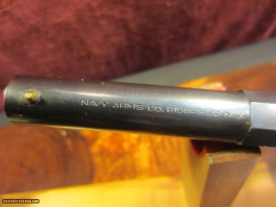 NAVY ARMS RIDGEFIELD NEW JERSY MARKED ON BARREL CALIBER 44 PERCUSSION - Image 7 of 8
