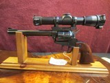 RUGER SINGLE SIX NEW MODEL WITH LEUPOLD LER SCOPE - 1 of 3