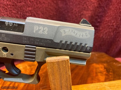 WALTHER MODEL P 22 CAL .22 LONG RIFLE - Image 8 of 15