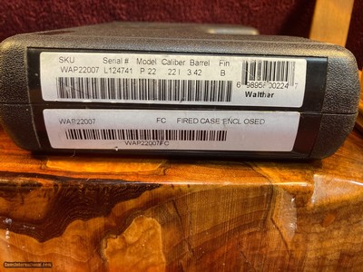 WALTHER MODEL P 22 CAL .22 LONG RIFLE - Image 15 of 15