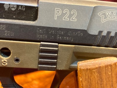 WALTHER MODEL P 22 CAL .22 LONG RIFLE - Image 10 of 15