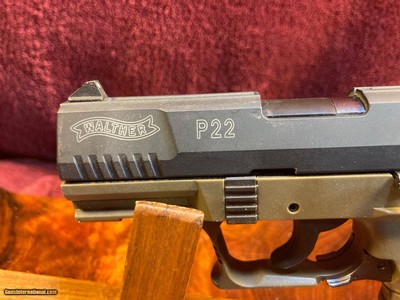 WALTHER MODEL P 22 CAL .22 LONG RIFLE - Image 3 of 15