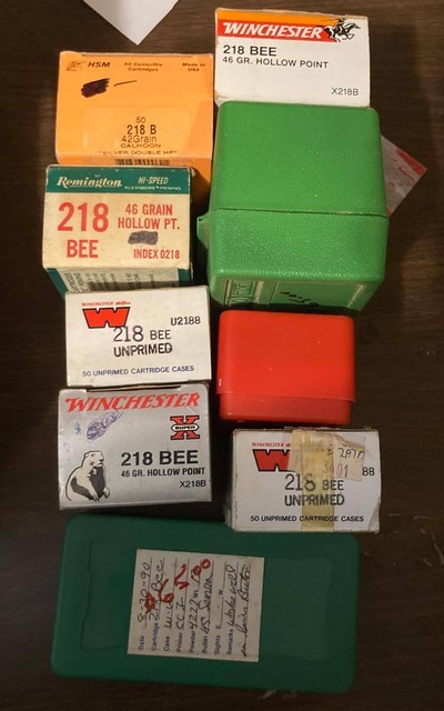 Ammo 218 BEE Lot price
