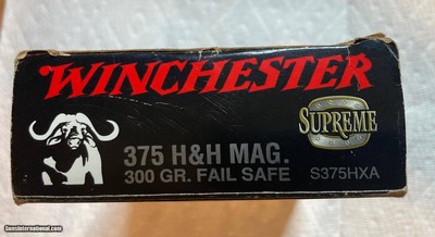 Winchester 375 H&H Mag Loaded Factory - Image 2 of 2