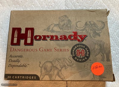 Hornady 375 H&H Cal Factory Loaded
