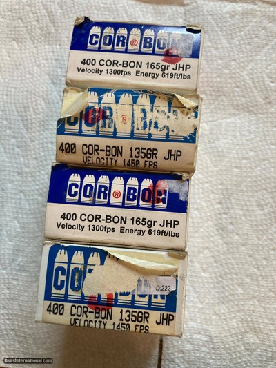 400 Cor-Bon 165gr JHP Factory Loaded - Image 2 of 2
