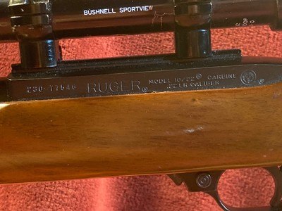 RUGER MODEL 10-22SERIAL NUMBER 230-77546 MADE IN 1993 DELUXE - Image 5 of 17