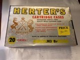 Herter's Unprimed 20 Count .303 British & one box 7x57 Mauser 20 count