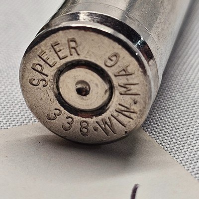 SPEER NICKEL PLATED 338 WIN60 PER BAG - Image 3 of 4