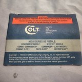 COLT COMBAT ELITE SEMI AUTO PISTOL - Image 9 of 12