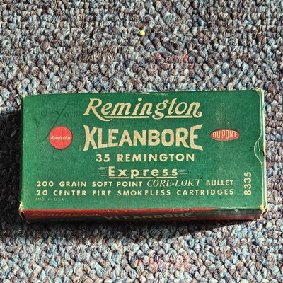 Remington Kleanbore 35 Remington - Image 1 of 9