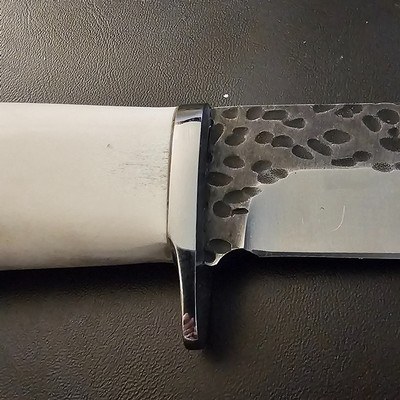 Custom Caribou Creek Knives HHandmade Fixed Blade – Hammered Finish - Image 6 of 8