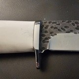 Custom Caribou Creek Knives HHandmade Fixed Blade – Hammered Finish - Image 6 of 8