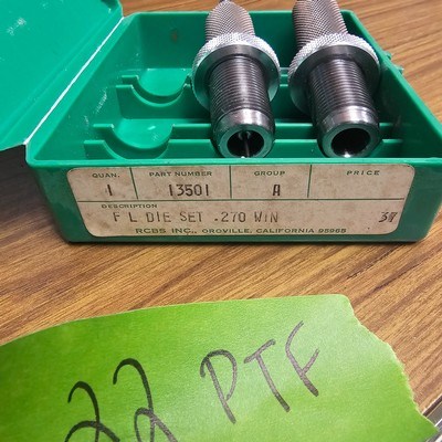 RCBS RELOADING DIESET 270 - Image 1 of 2